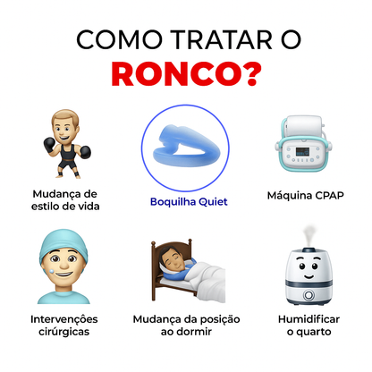 A Boquilha Anti- Ronco Silenciosa Tamanho Universal